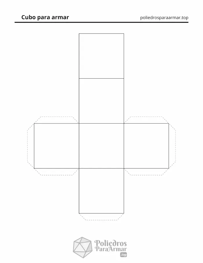 cubo geometrico para armar